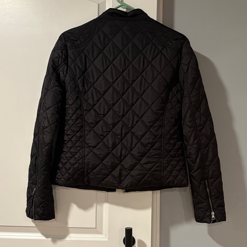 Banana Republic Dark Quilted Outerwear - Picture 5 of 5